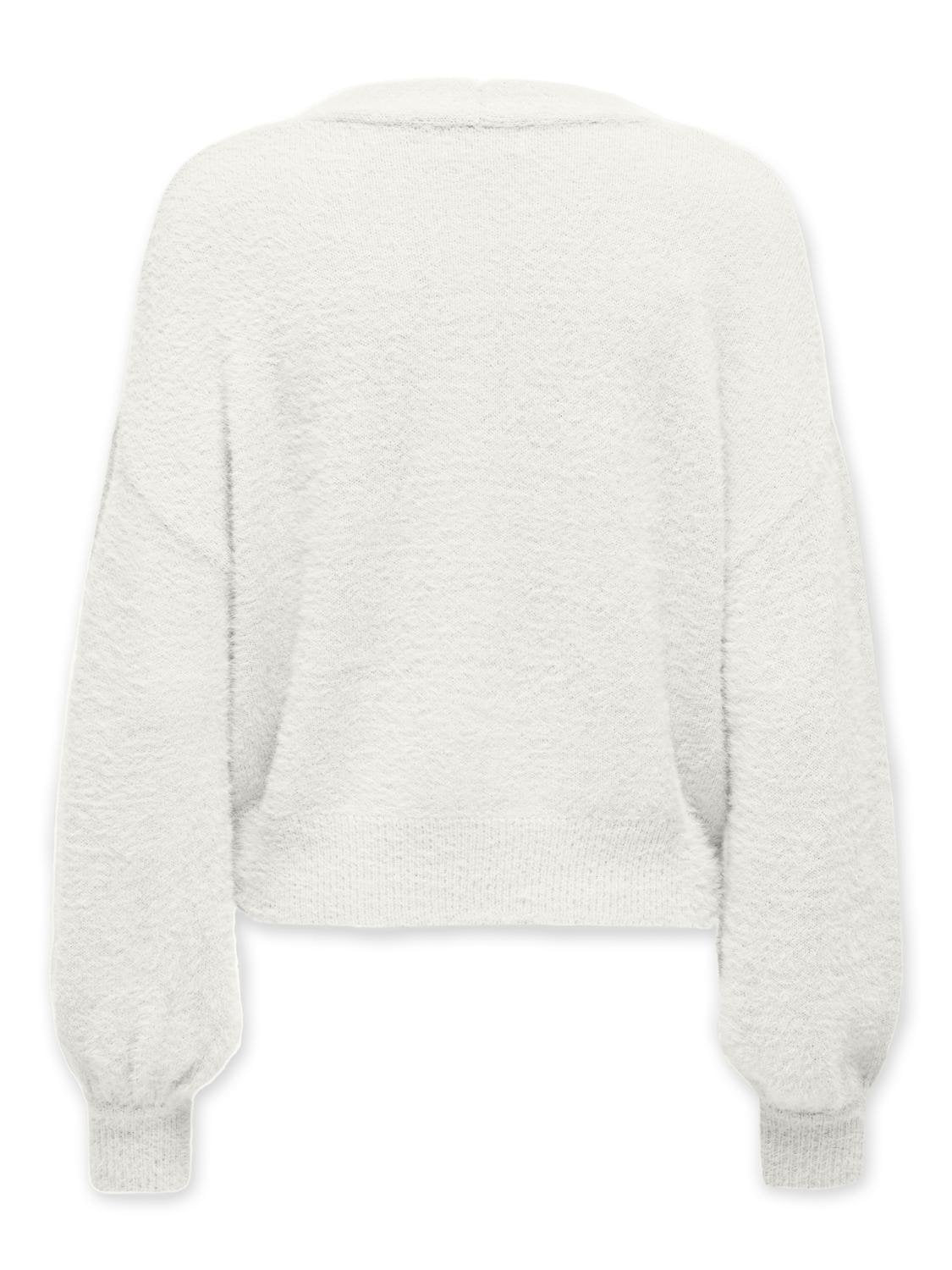 Only Carmakoma - Pullover donna curvy | carpiumo ls puff v-neck cardigan knt