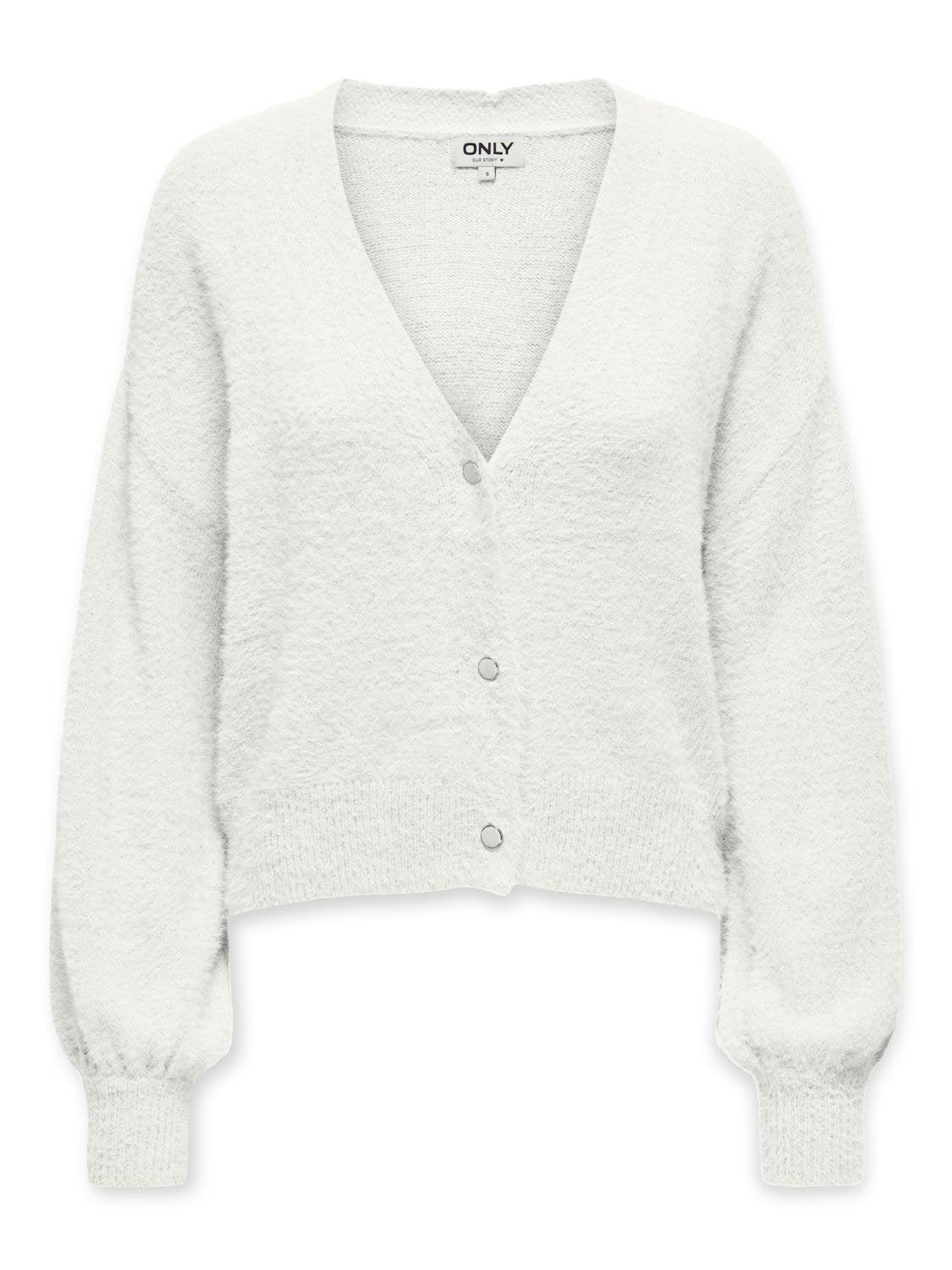 Only Carmakoma - Pullover donna curvy | carpiumo ls puff v-neck cardigan knt