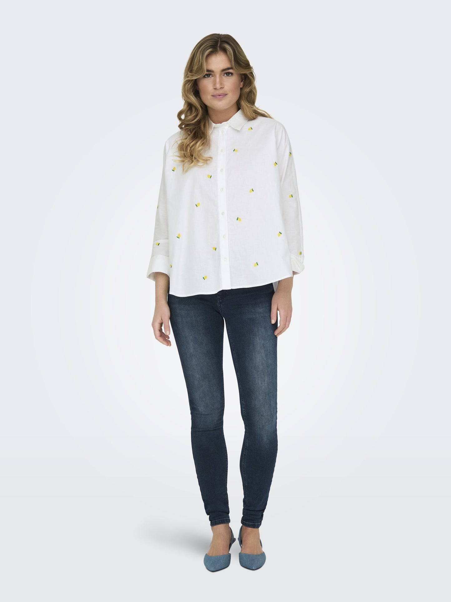 Only - Camicia - Donna | onlnew lina grace ls emb shirt noos wvn