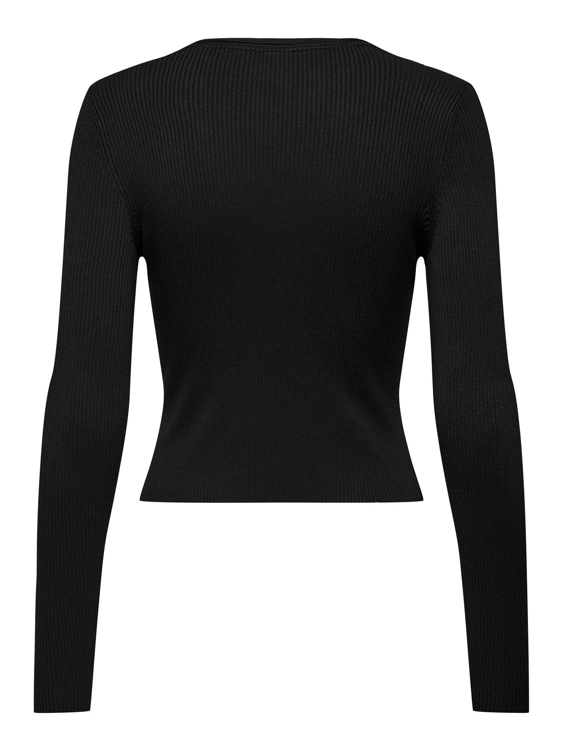 Only - Pullover - Donna | onlmeddi ls peek a boo v-neck cc knt