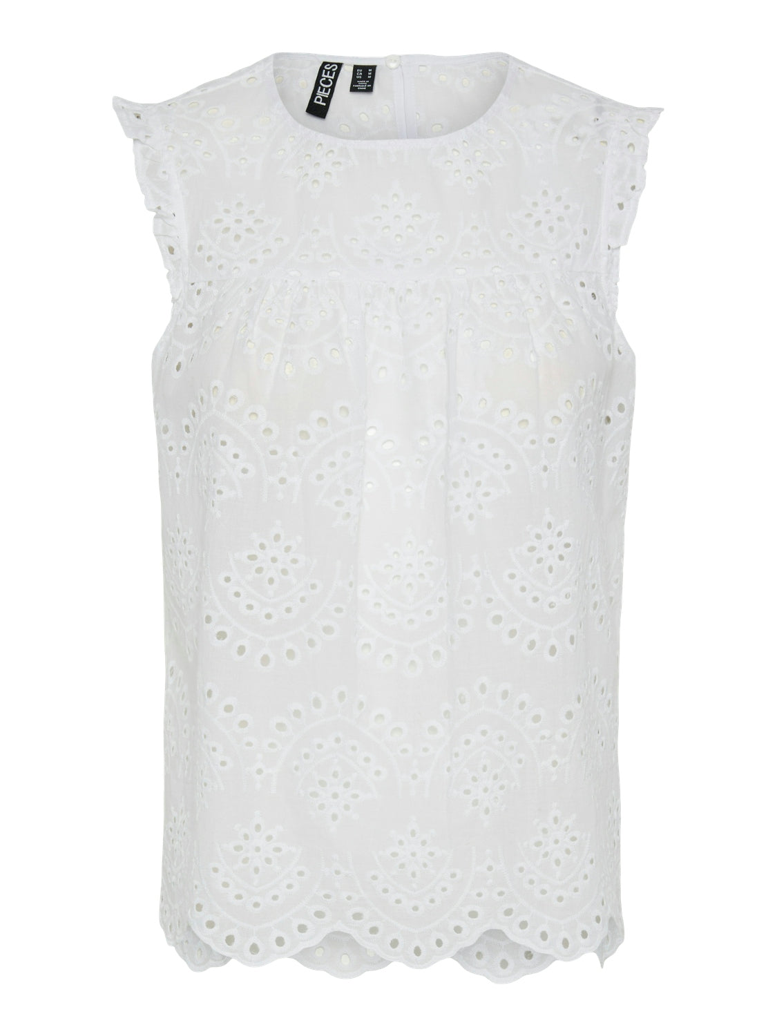 Pieces - Blusa - Donna | pcvilde sl top wvn noos