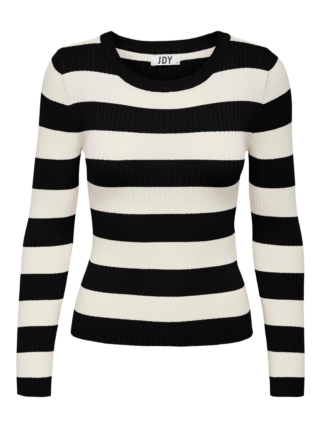 JDY - Pullover - Donna | jdyplum l/s o-neck stripe pull. knt noos
