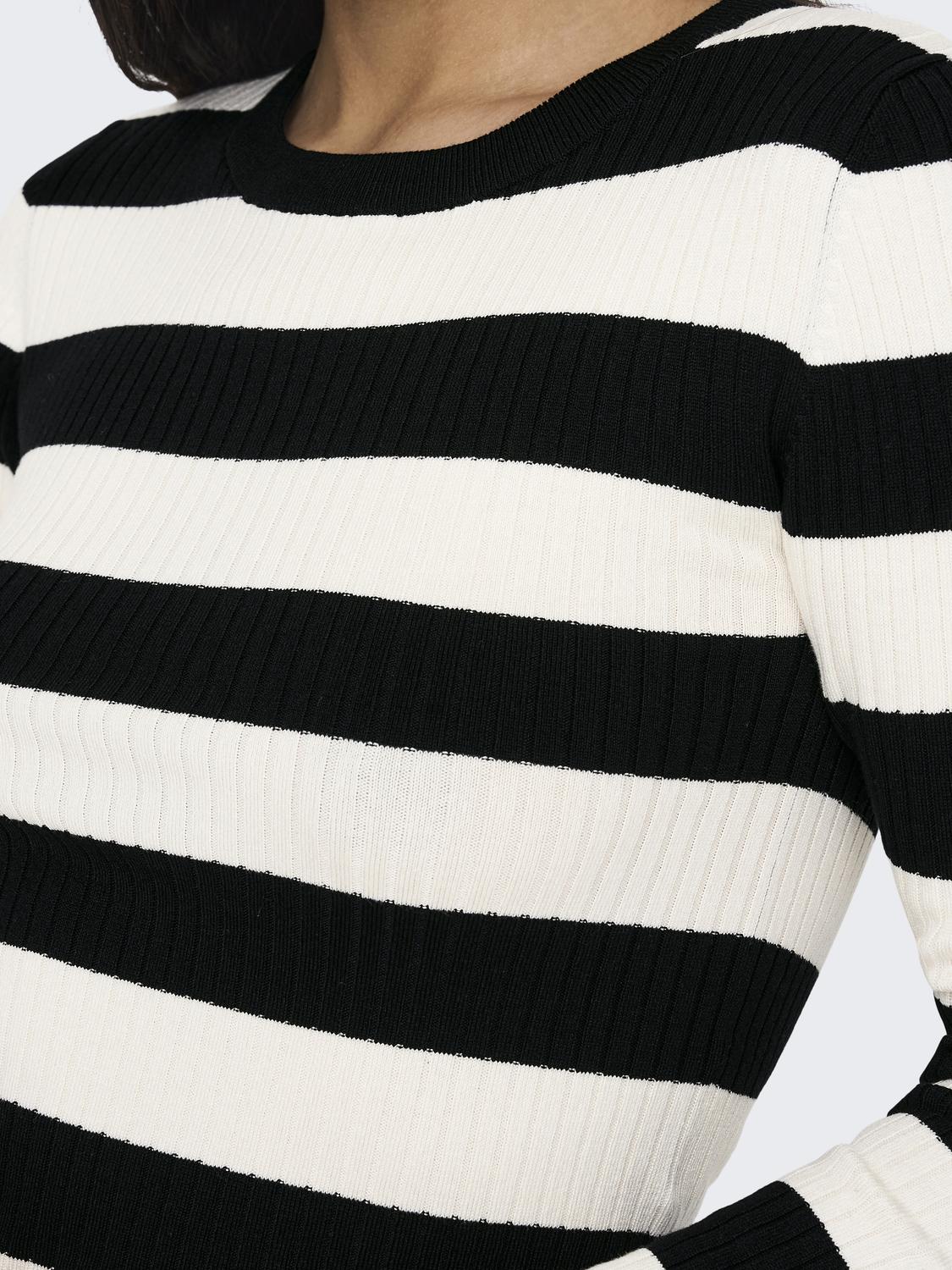 JDY - Pullover - Donna | jdyplum l/s o-neck stripe pull. knt noos