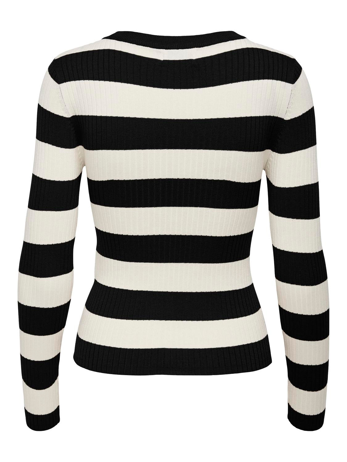 JDY - Pullover - Donna | jdyplum l/s o-neck stripe pull. knt noos
