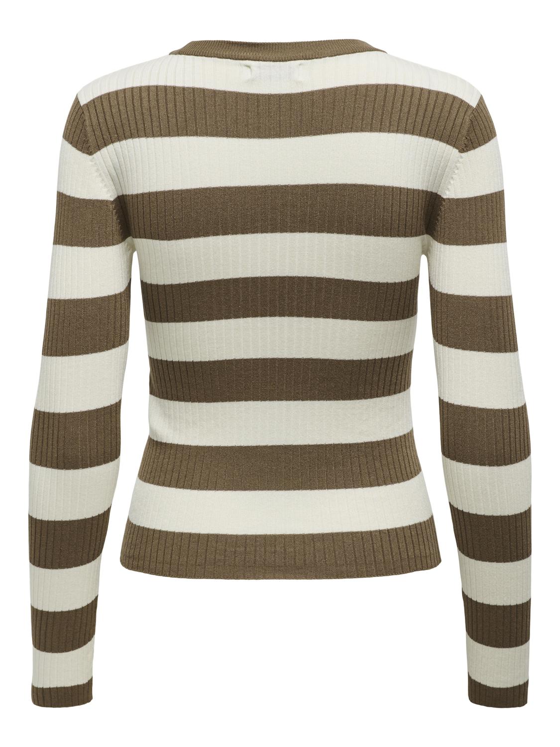 JDY - Pullover - Donna | jdyplum l/s o-neck stripe pull. knt noos