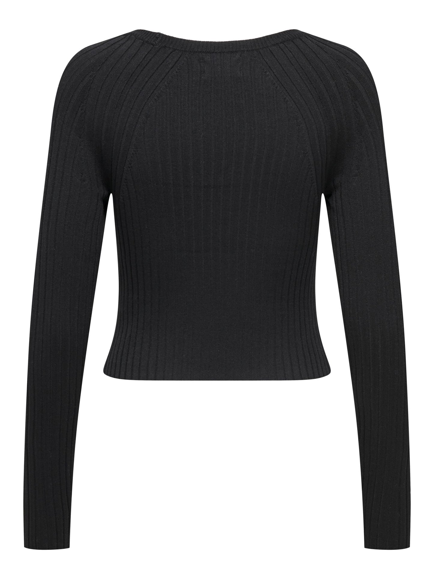 Only - Pullover donna | onlmeddi ls rib crop o-neck cc knt