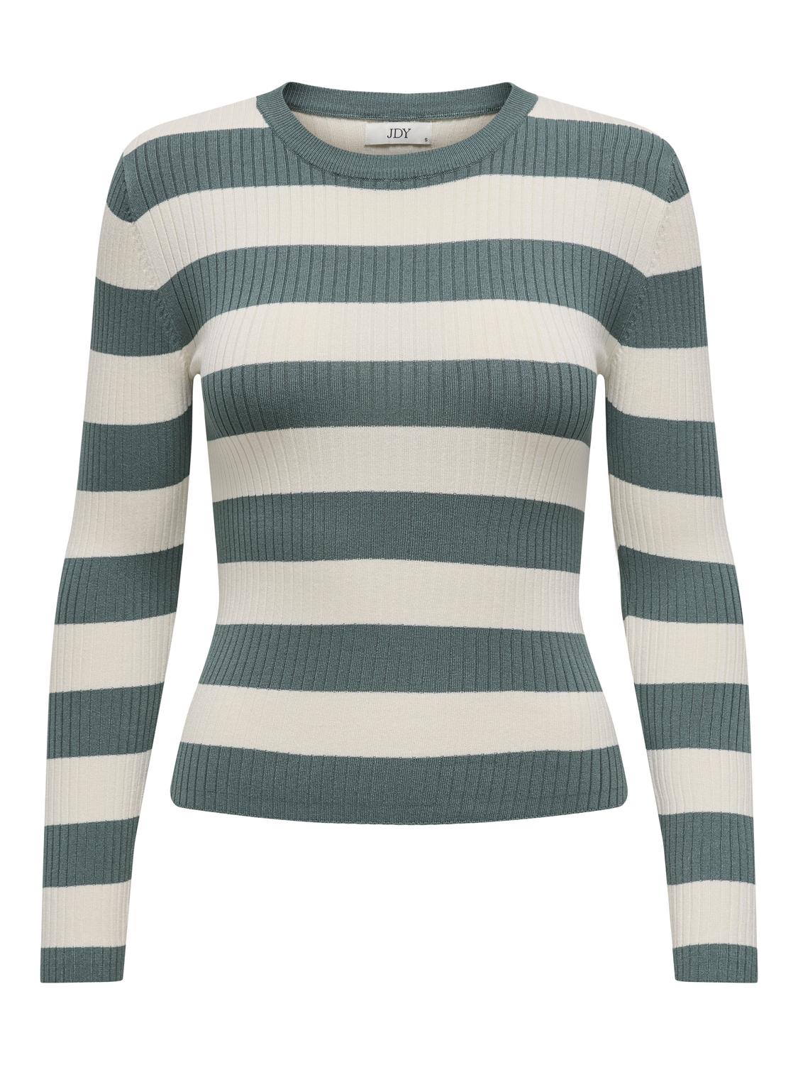JDY - Pullover - Donna | jdyplum l/s o-neck stripe pull. knt noos