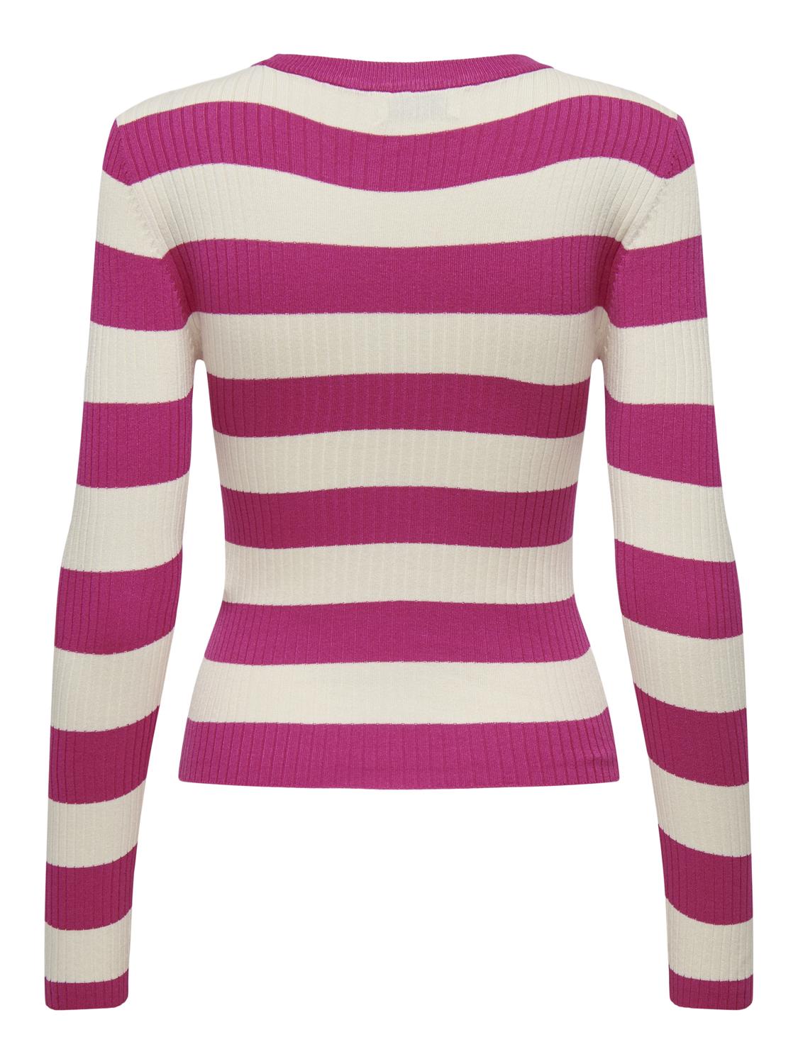 JDY - Pullover - Donna | jdyplum l/s o-neck stripe pull. knt noos