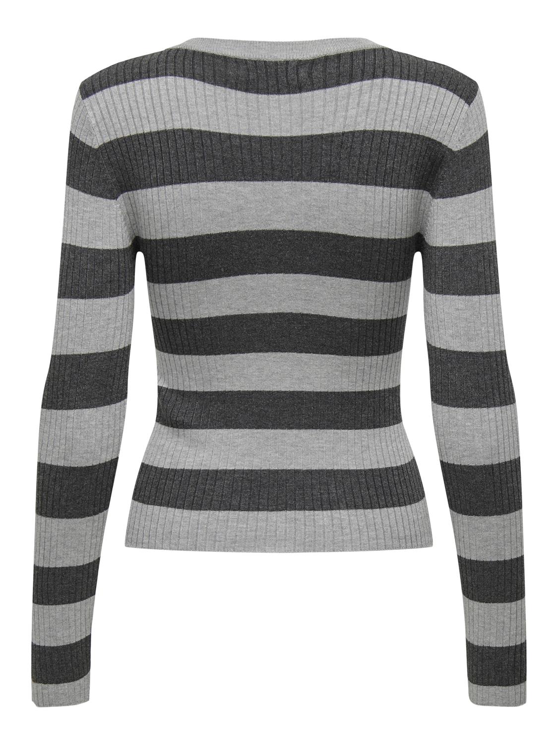 JDY - Pullover - Donna | jdyplum l/s o-neck stripe pull. knt noos