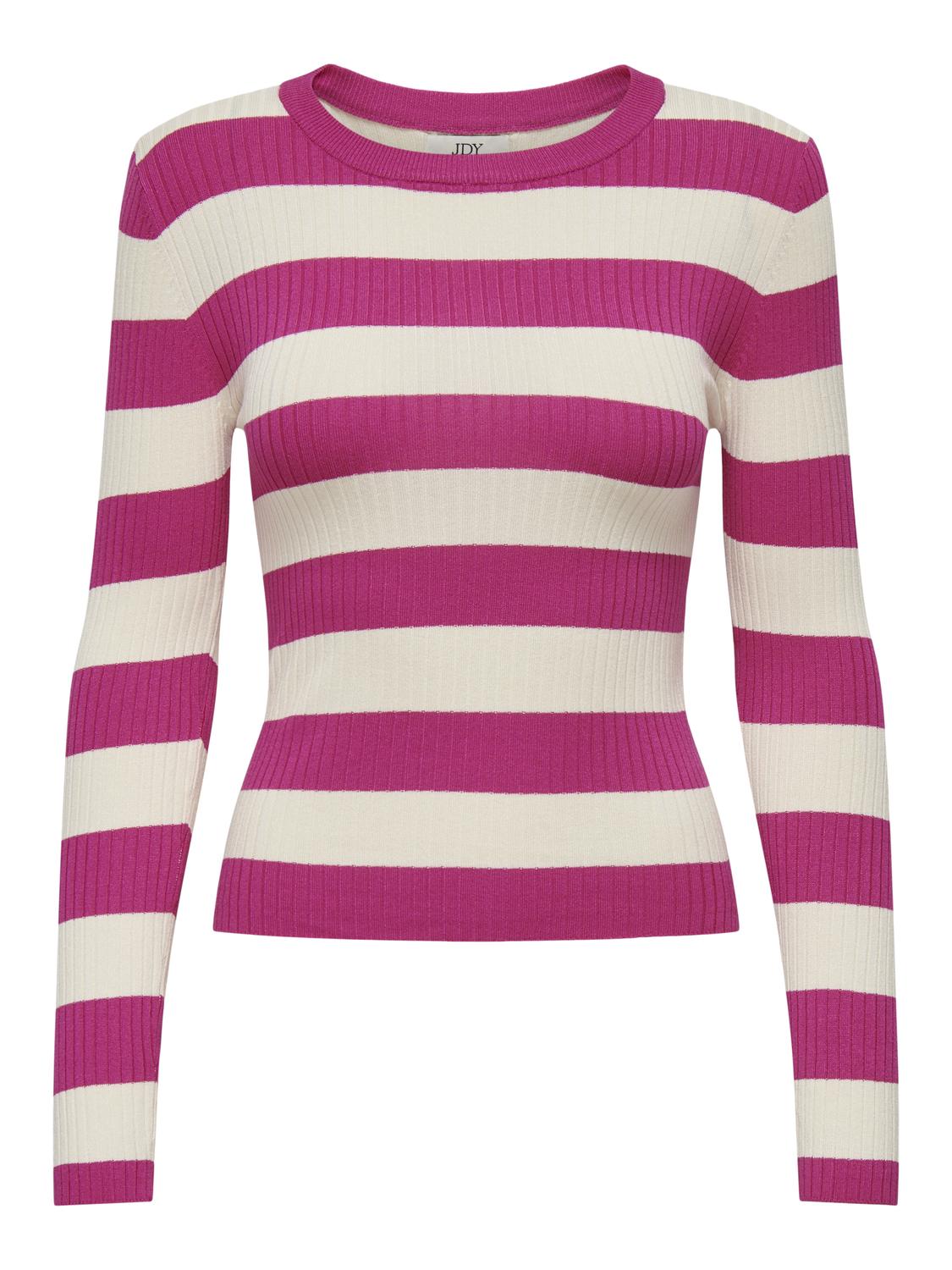 JDY - Pullover - Donna | jdyplum l/s o-neck stripe pull. knt noos