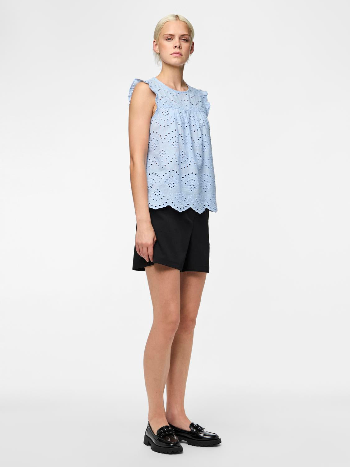 Pieces - Blusa - Donna | pcvilde sl top wvn noos