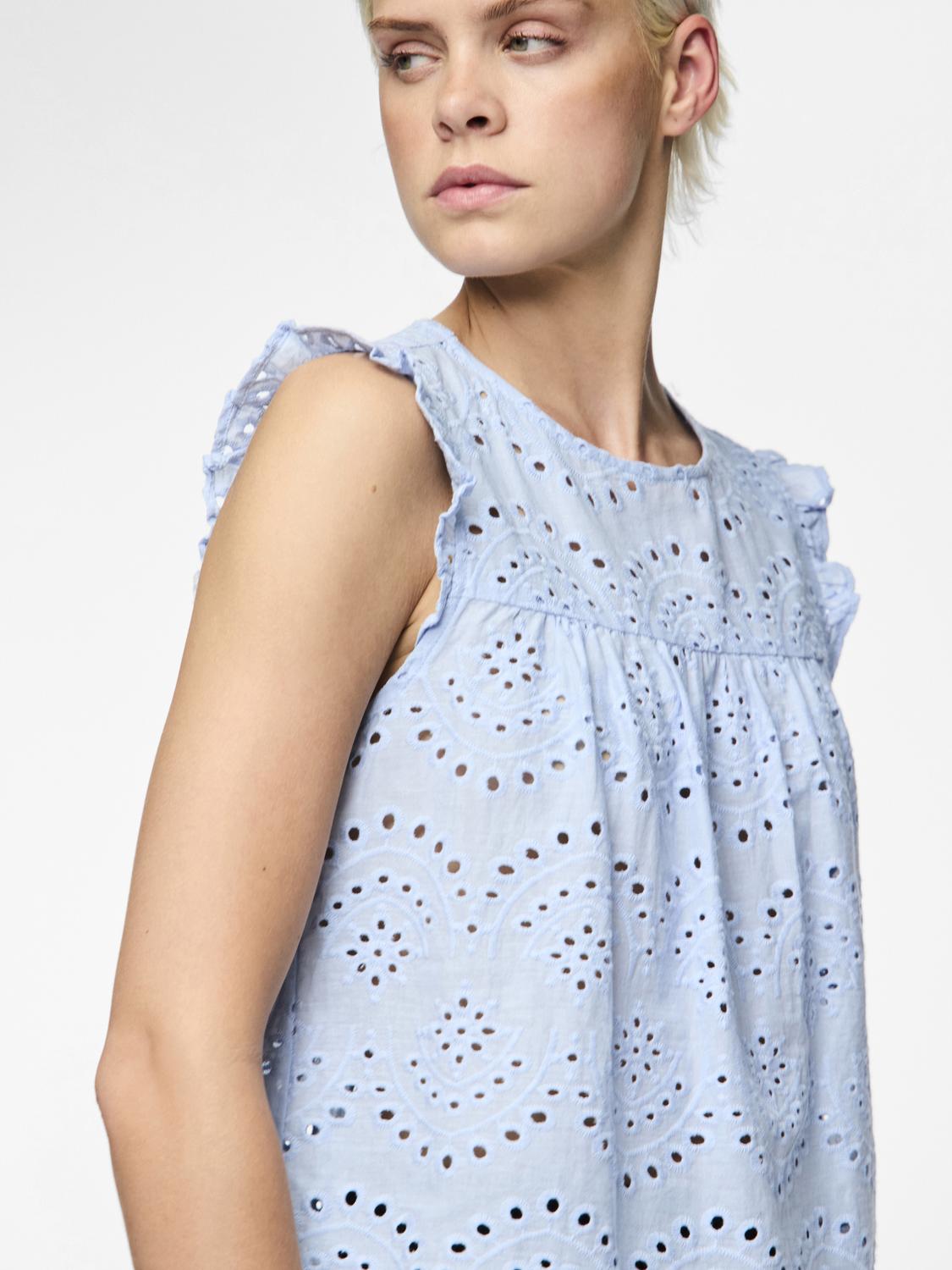 Pieces - Blusa - Donna | pcvilde sl top wvn noos