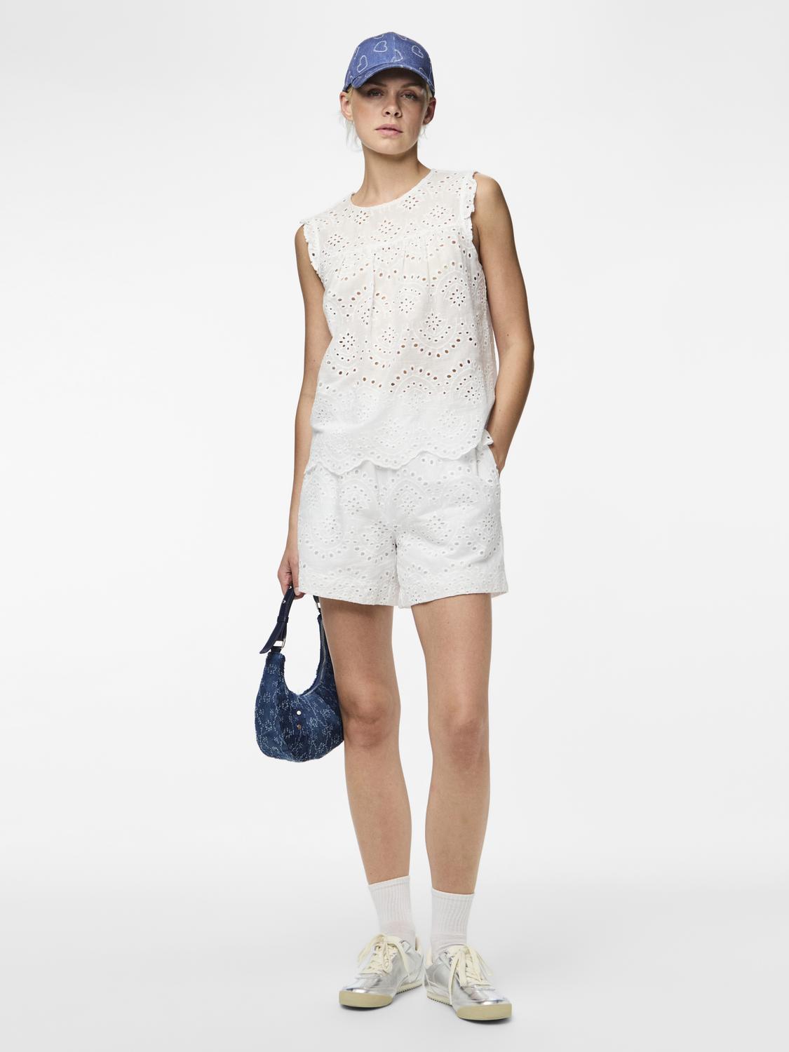 Pieces - Blusa - Donna | pcvilde sl top wvn noos
