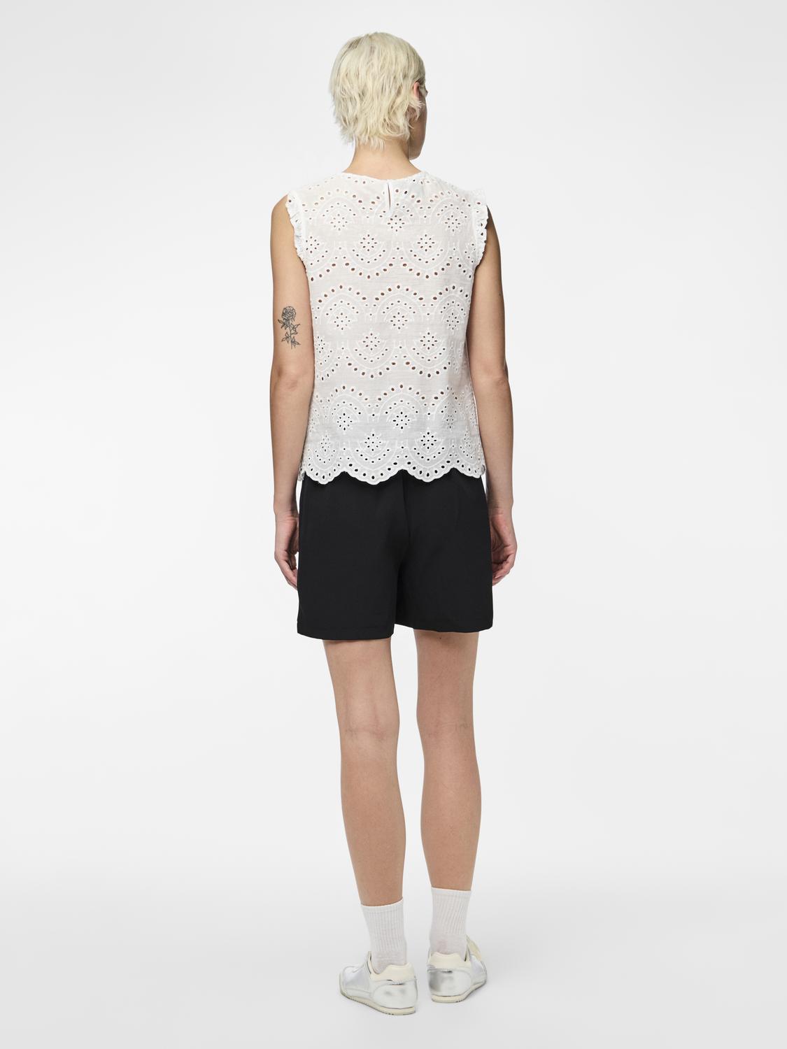 Pieces - Blusa - Donna | pcvilde sl top wvn noos