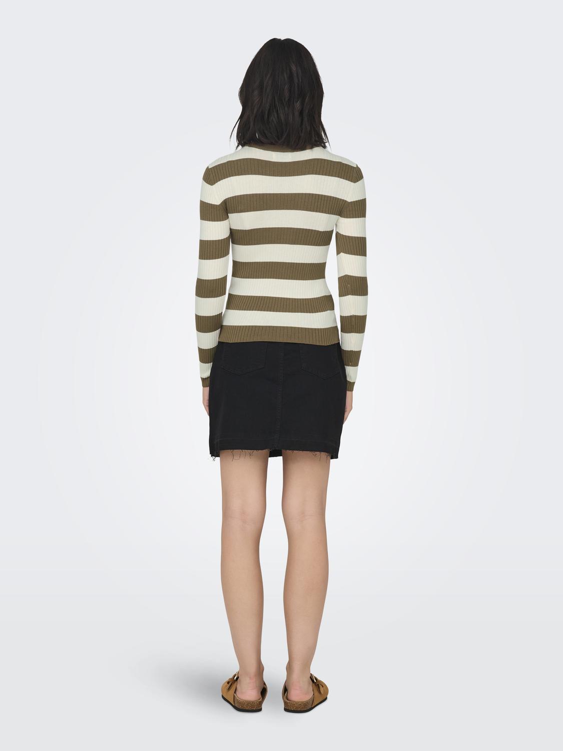 JDY - Pullover - Donna | jdyplum l/s o-neck stripe pull. knt noos