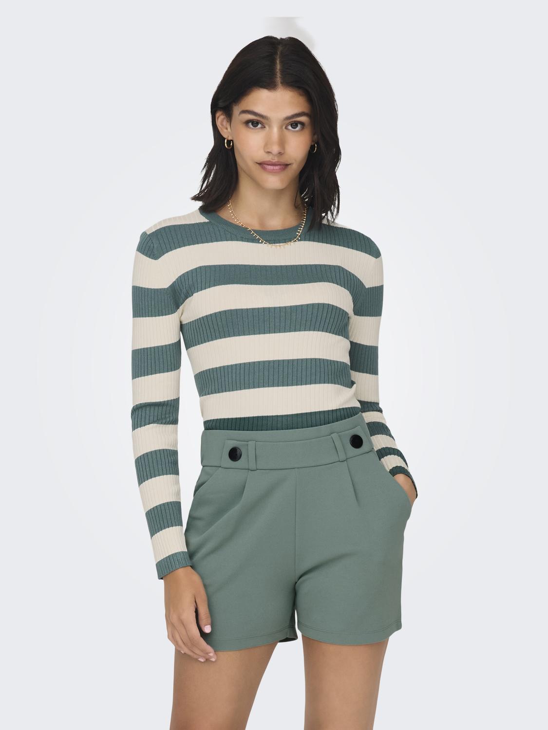JDY - Pullover - Donna | jdyplum l/s o-neck stripe pull. knt noos