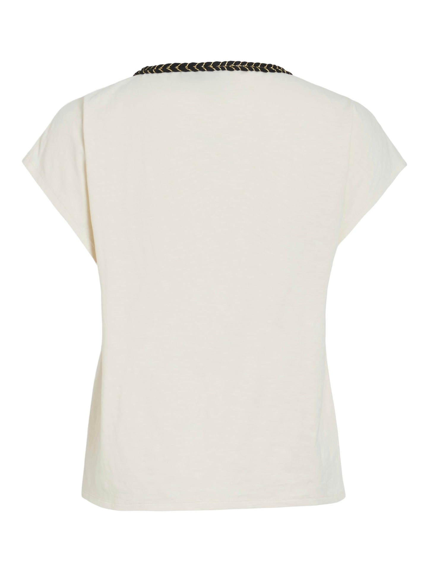 Vila - Top - Donna | viverano o-neck s/l braid top