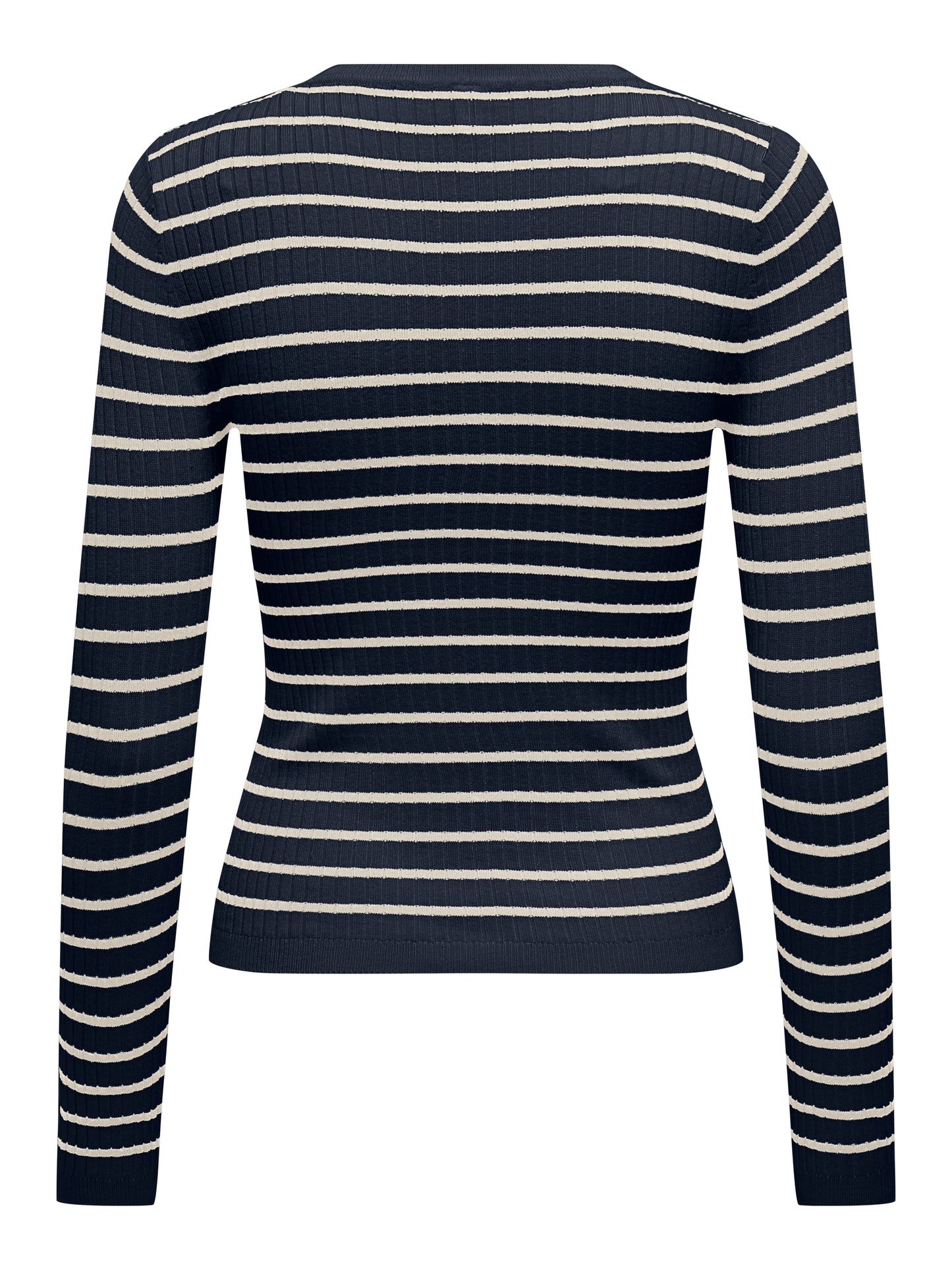 Only - Pullover donna | onlmila ls stripe button o-neck cc knt