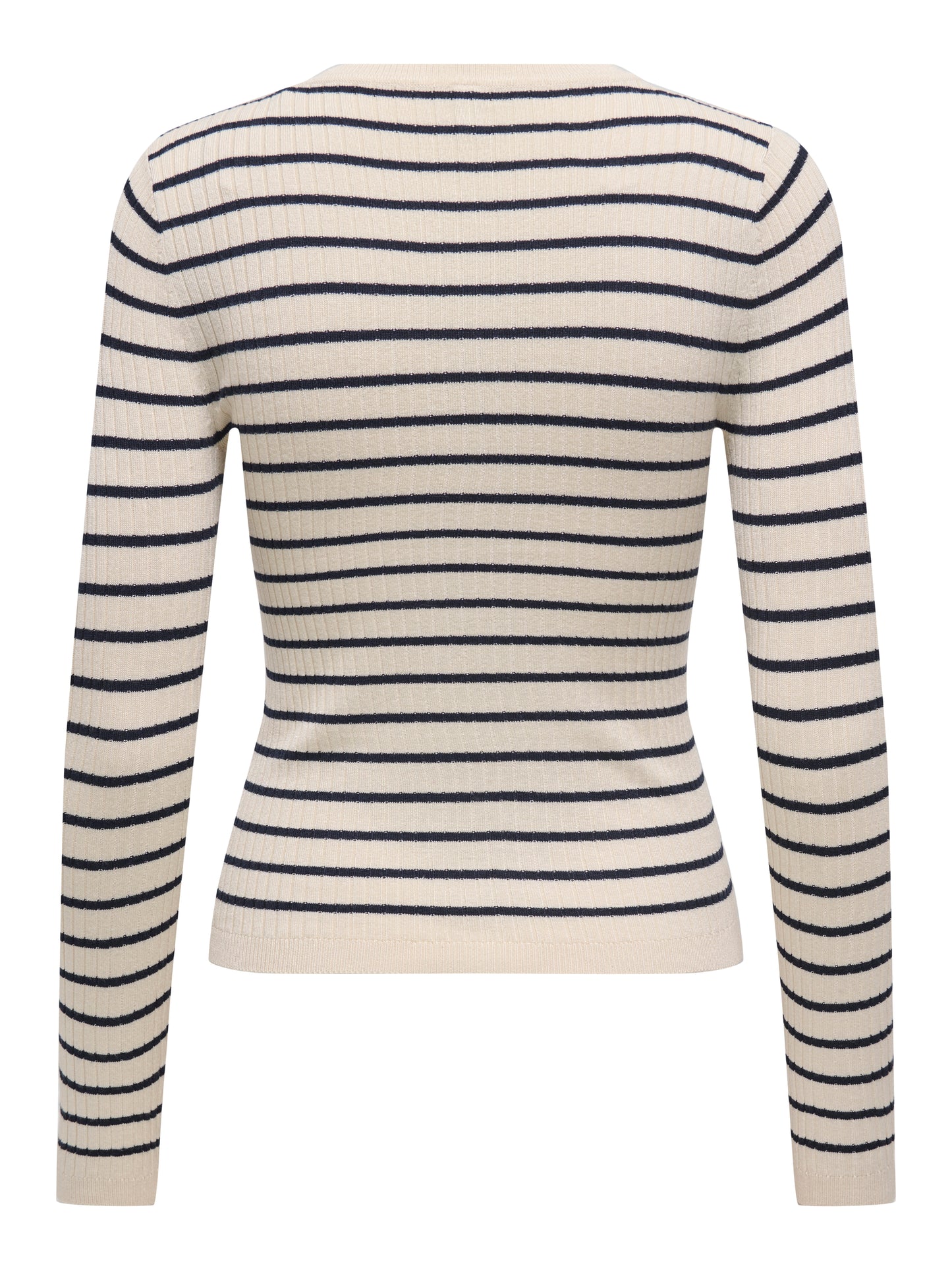 Only - Pullover donna | onlmila ls stripe button o-neck cc knt