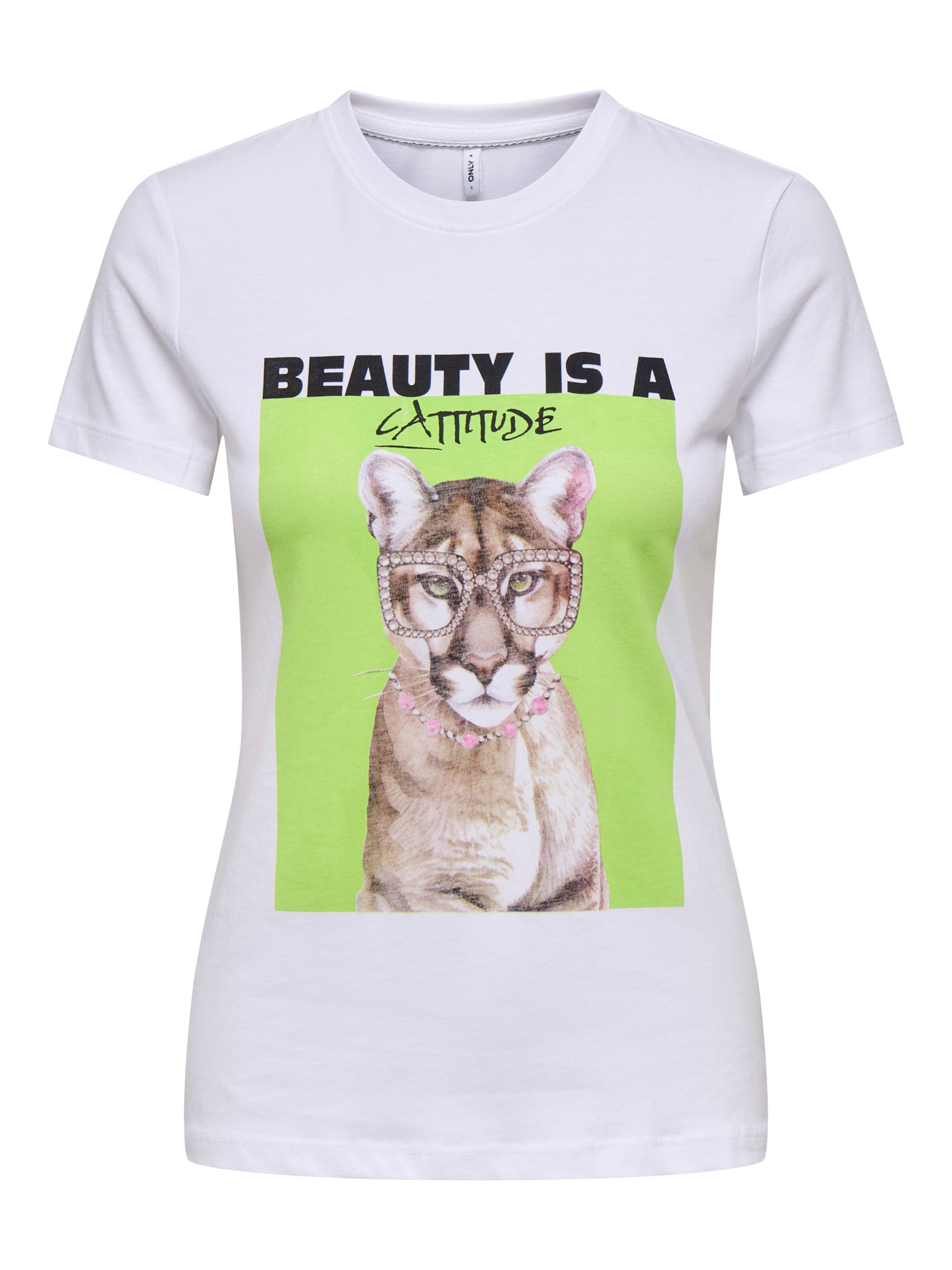 Only - T-shirt donna | onlvibe life s/s glasses top box jrs