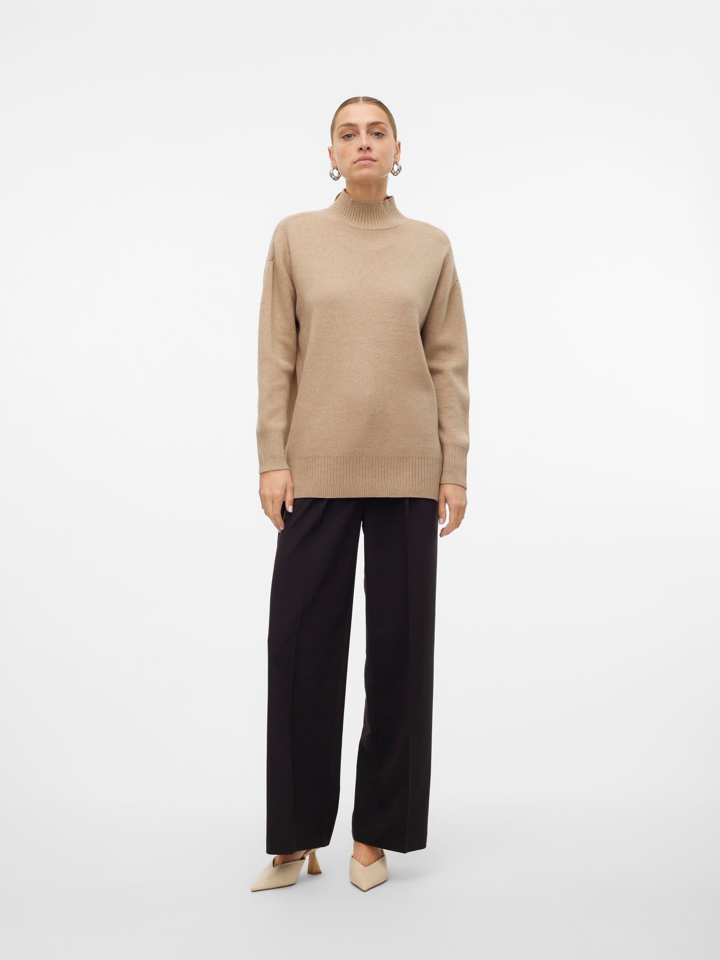 Vero Moda - Pullover - Donna | vmgold ls highneck pullover ga