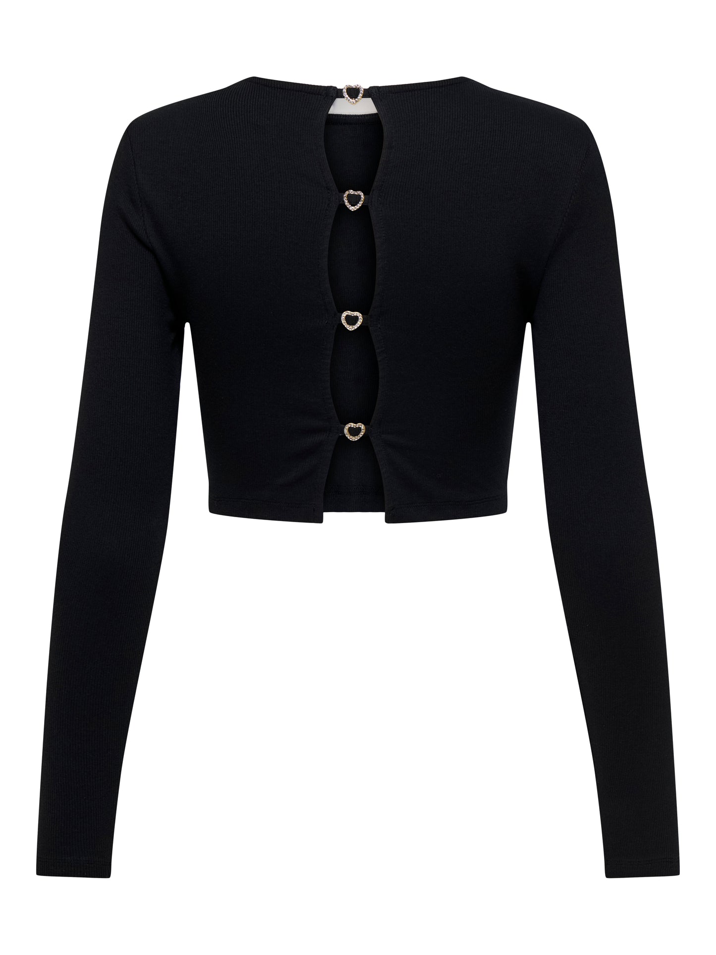 Only - Maglia donna | onlrene life l/s open back heart top jrs