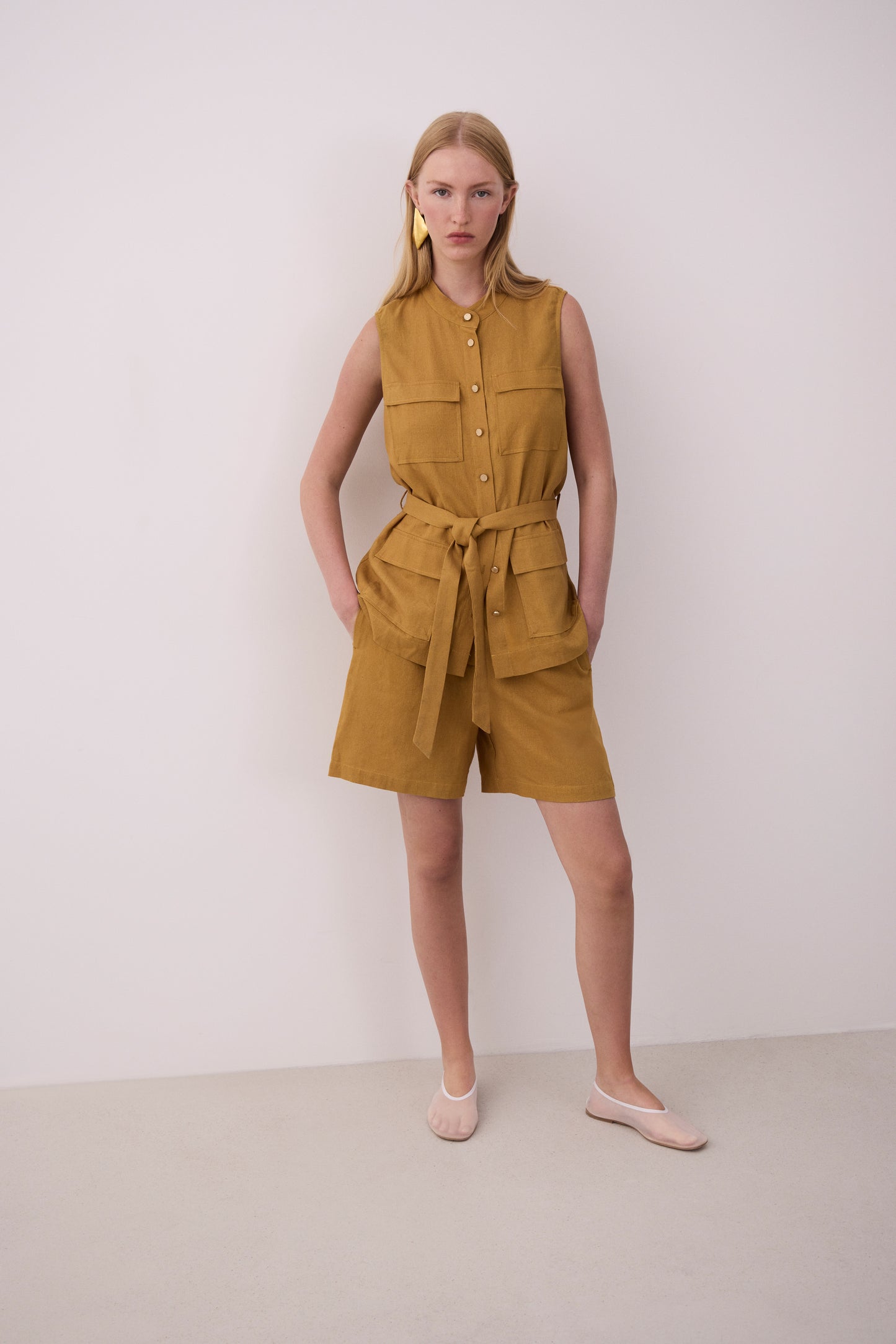 Vila - Shorts - Donna | vinuria hw button detail shorts