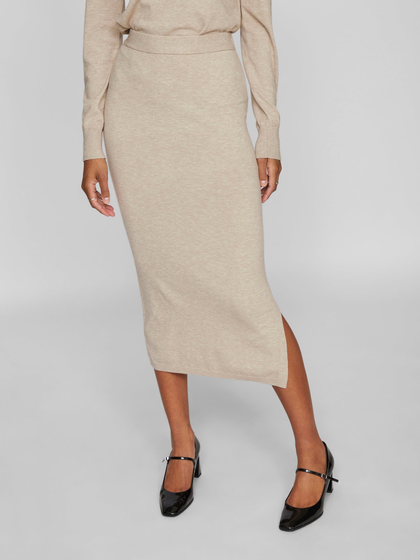 Vila - Gonna donna | vicomfy midi pullover skirt/pb