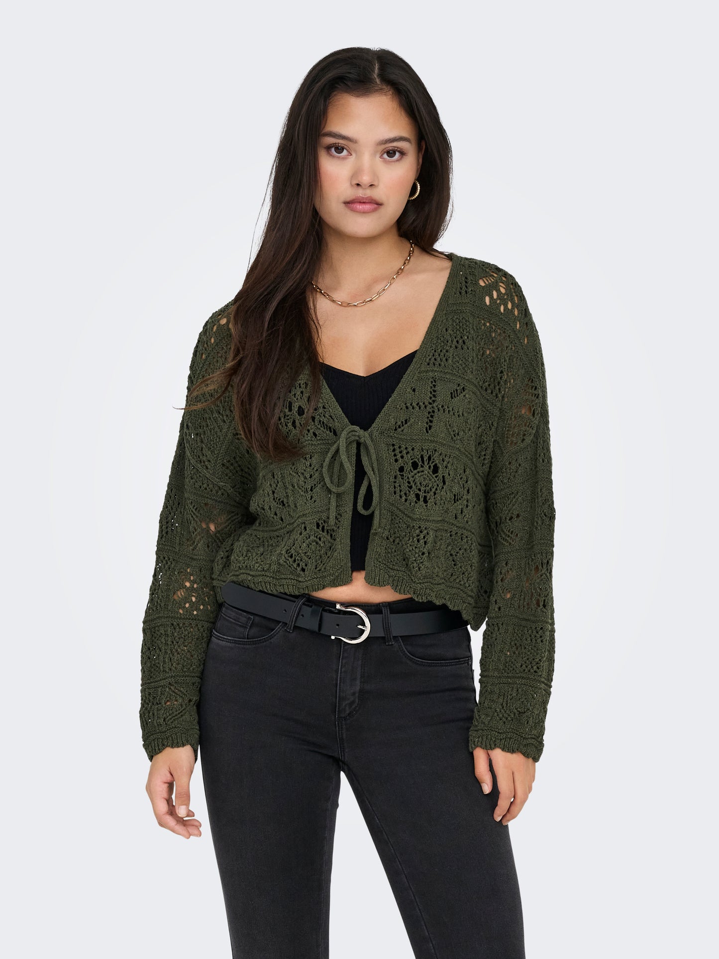 Only - Pullover donna | onlbeach life 7/8 tie cardigan knt noos