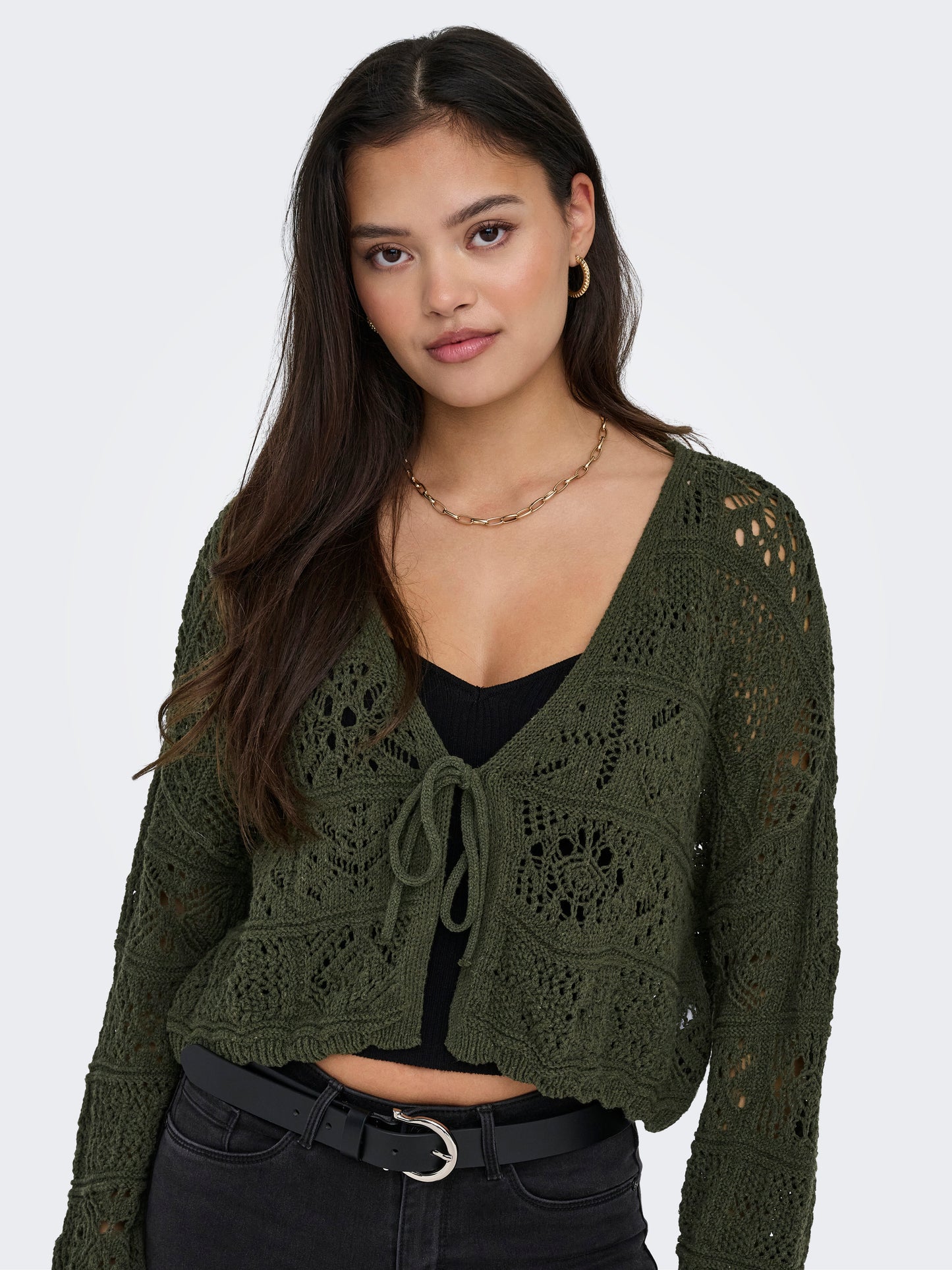 Only - Pullover donna | onlbeach life 7/8 tie cardigan knt noos