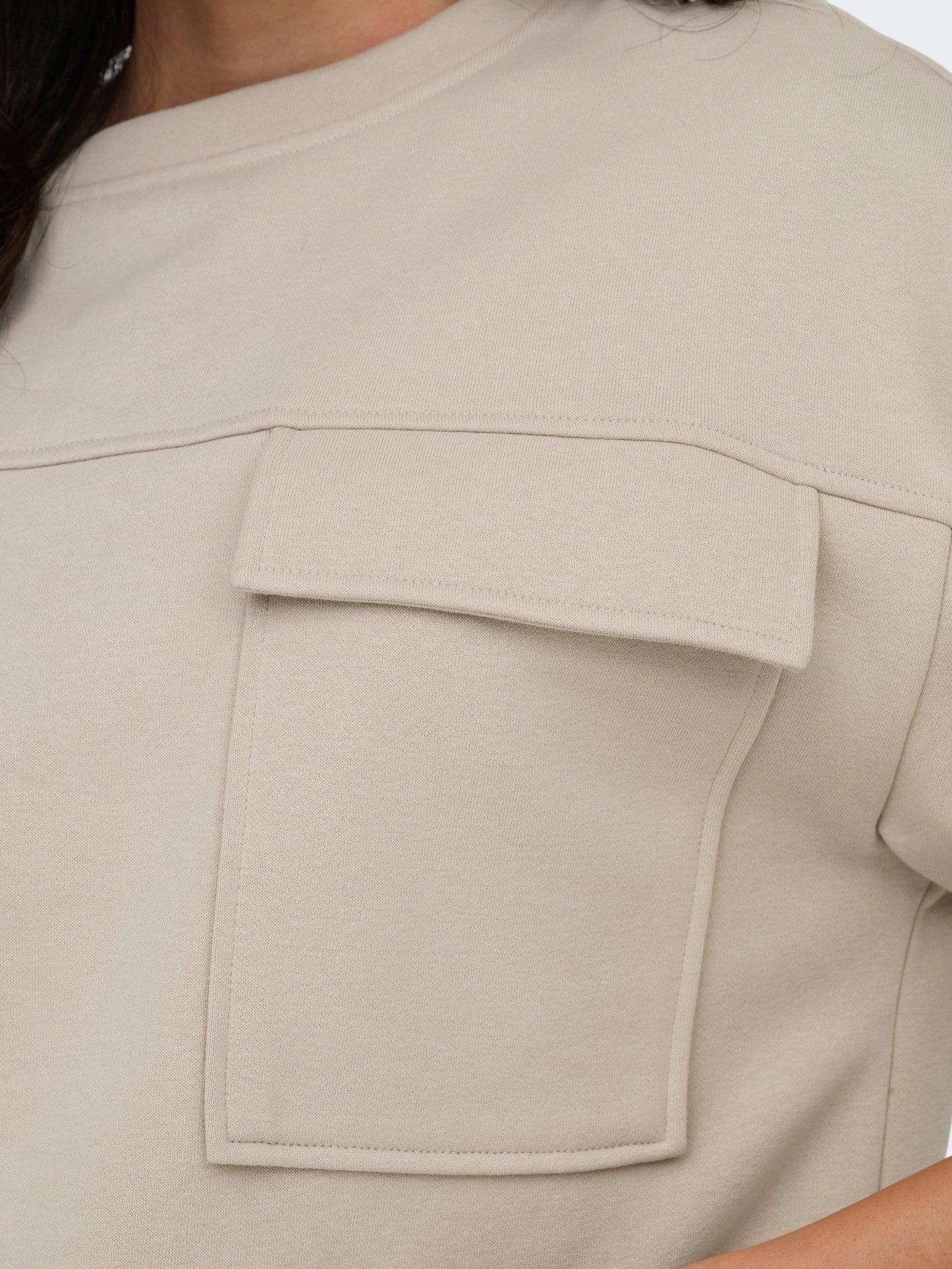 Jdy - Felpa donna | jdybambi l/s pocket sweat jrs