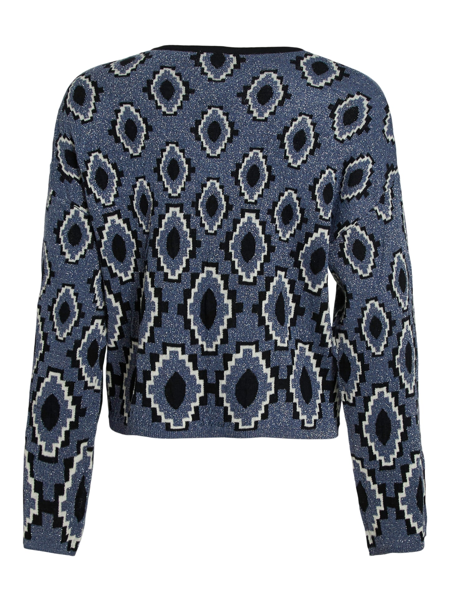 VISTREY L/S V-NECK KNIT TOP