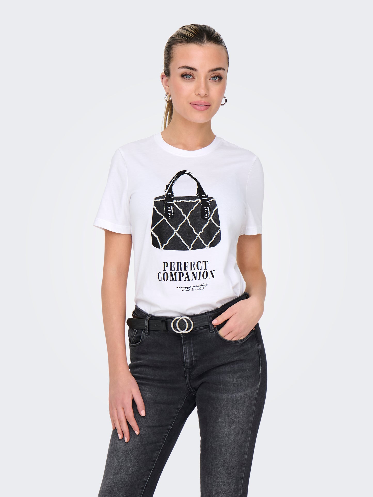 Only - T-shirt donna | onlkita life reg s/s bags top box jrs