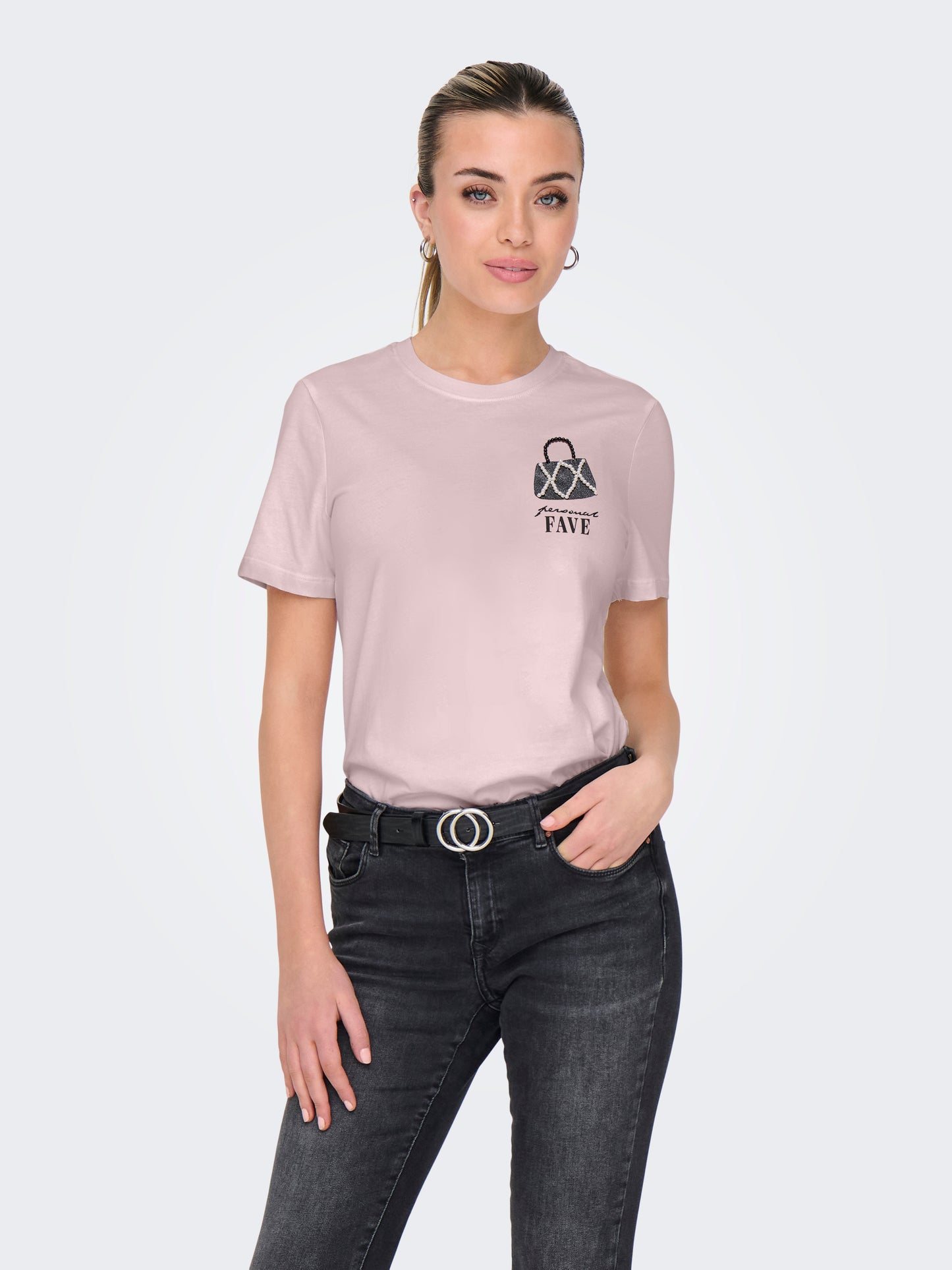 Only - T-shirt donna | onlkita life reg s/s bags top box jrs