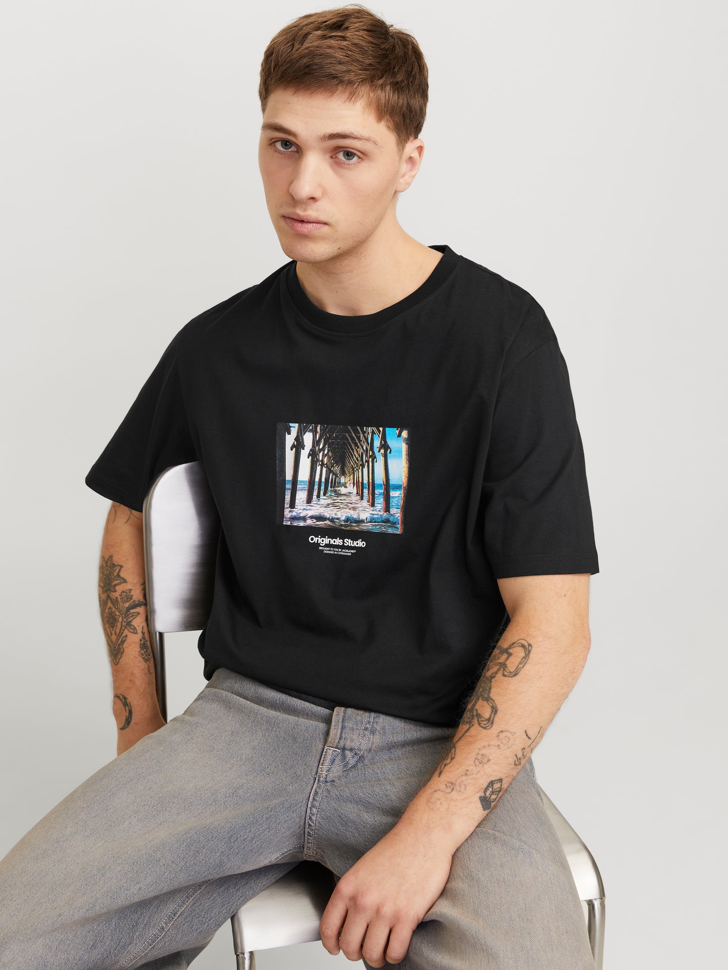 Jack&Jones - T-shirt - Uomo | jorvesterbro picture tee ss crew neck sn