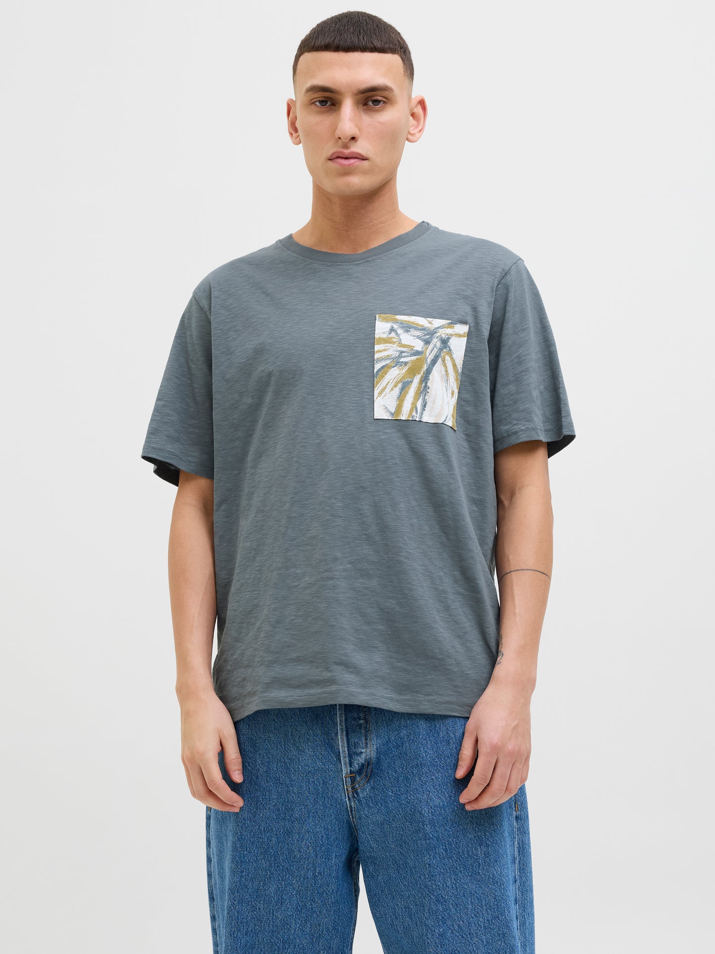 Jack&Jones - T-shirt - Uomo | jorsplit aop pocket tee ss crew neck