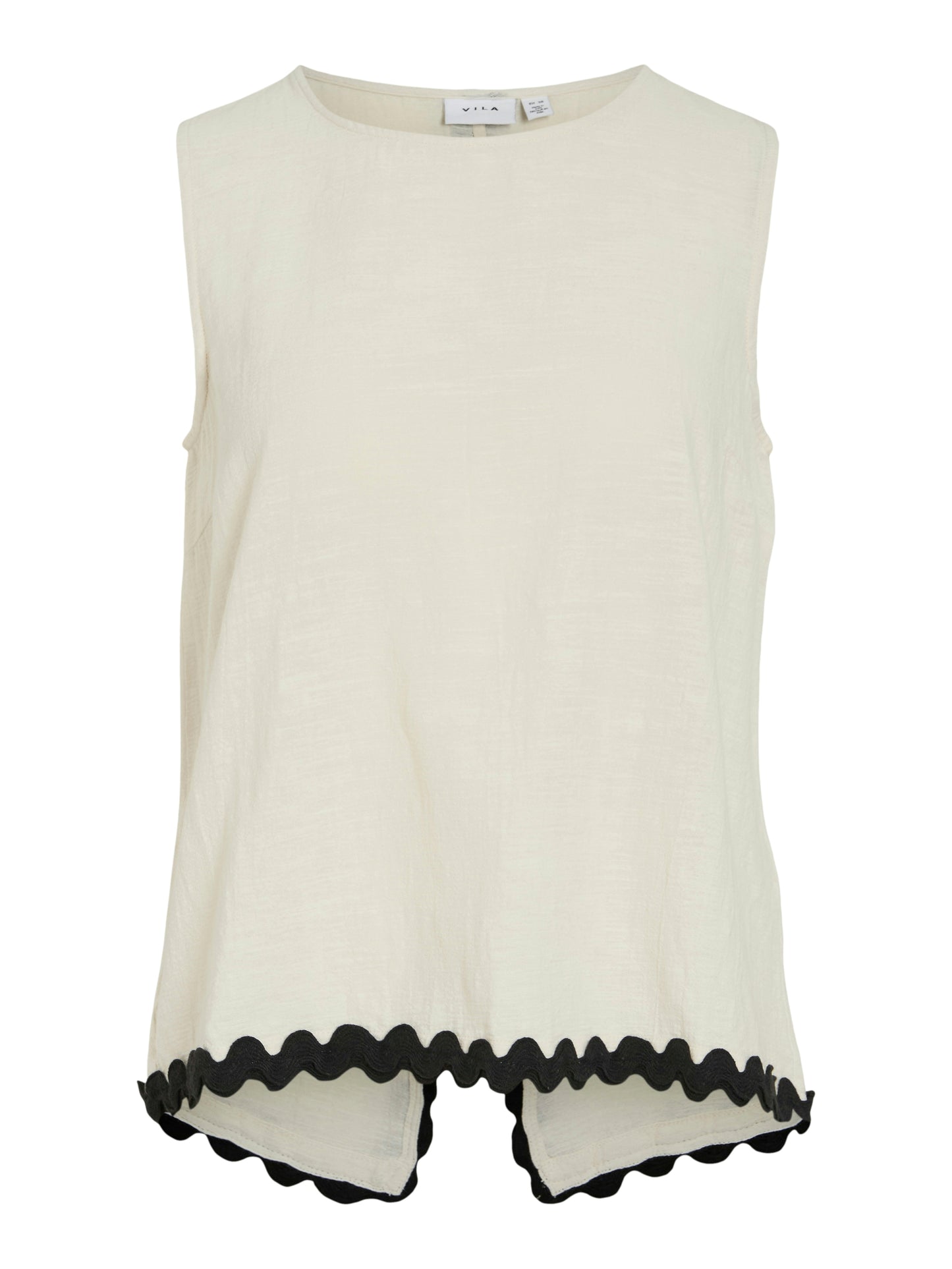 Vila - Top - Donna | vimanda wavy o-neck s/l top