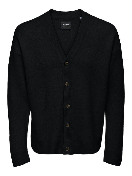 Knit Cardigan - Only & Sons Onstom Life Ds Card Solid Knit Ofw