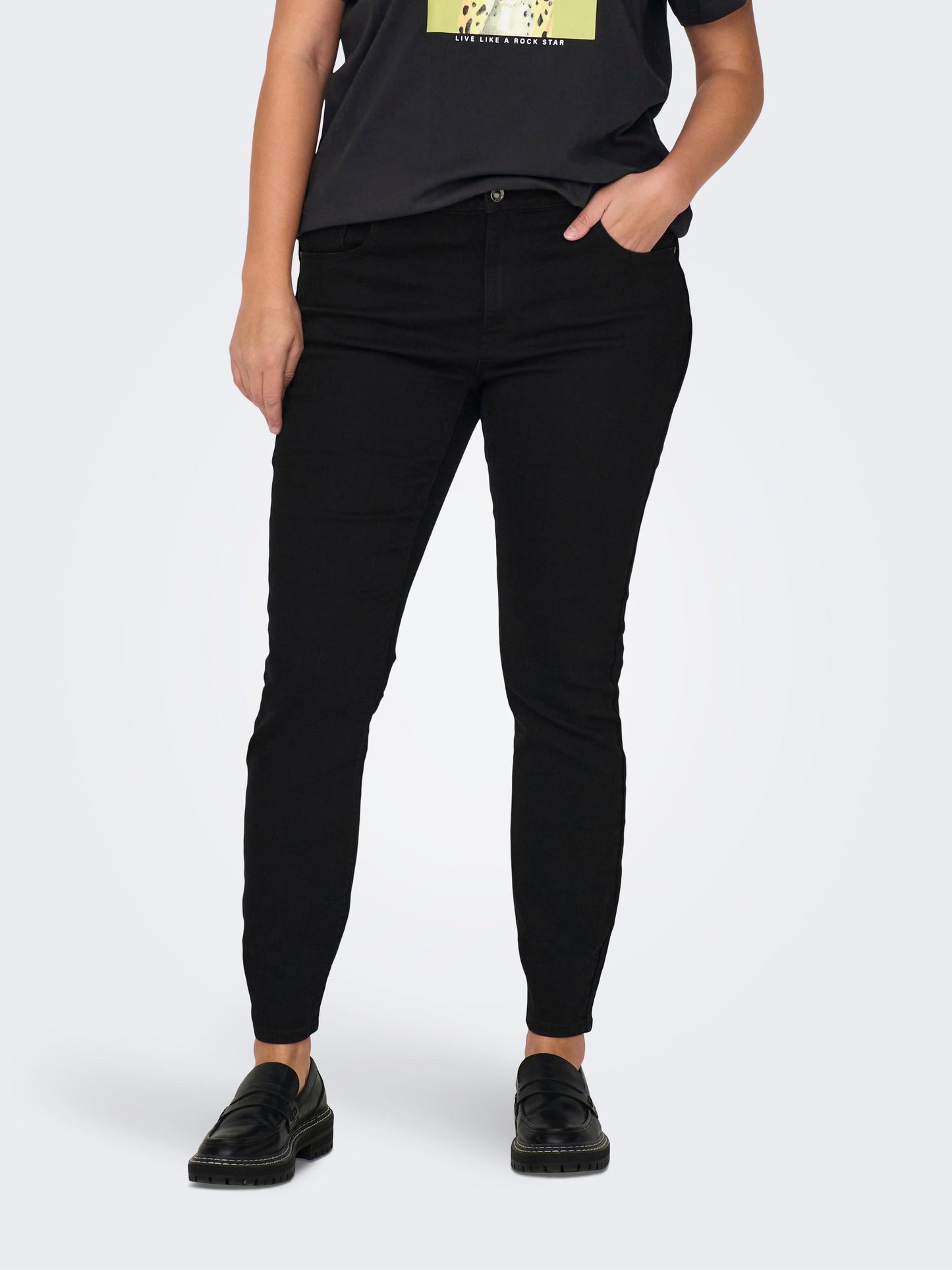 Only Carmakoma - Jeans - Donna curvy | cardaisy reg push up sk ank dnm