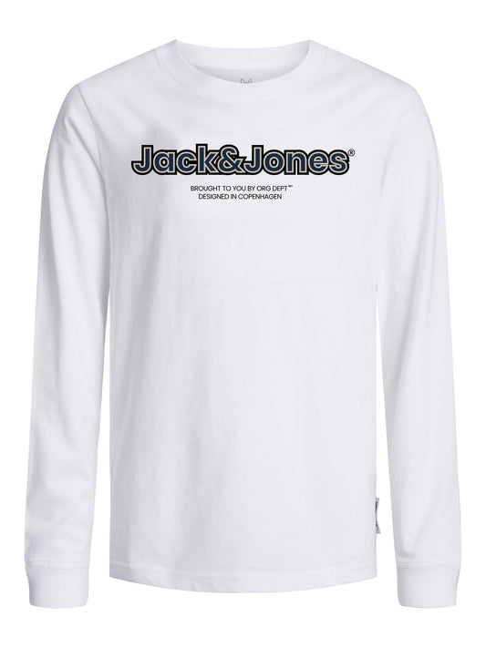 Maglietta T-Shirt Jorlakewood Branding Tee Ls Bf Jack & Jones Junior