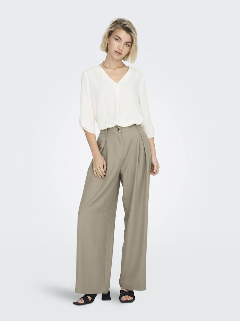 JDY - Blusa - Donna | jdydivya 3/4 Top Wvn Noos