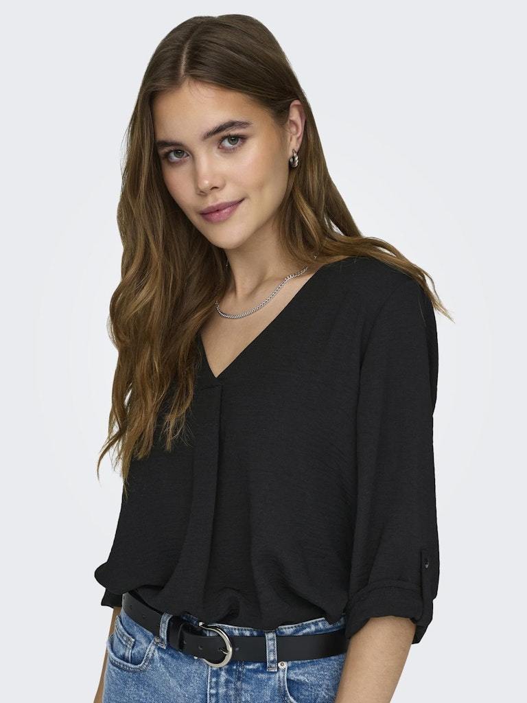 JDY - Blusa - Donna | jdydivya 3/4 Top Wvn Noos