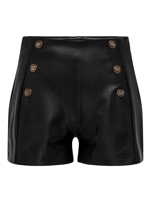 Short Onlstar Hw But Faux Leather Shorts Pnt Only