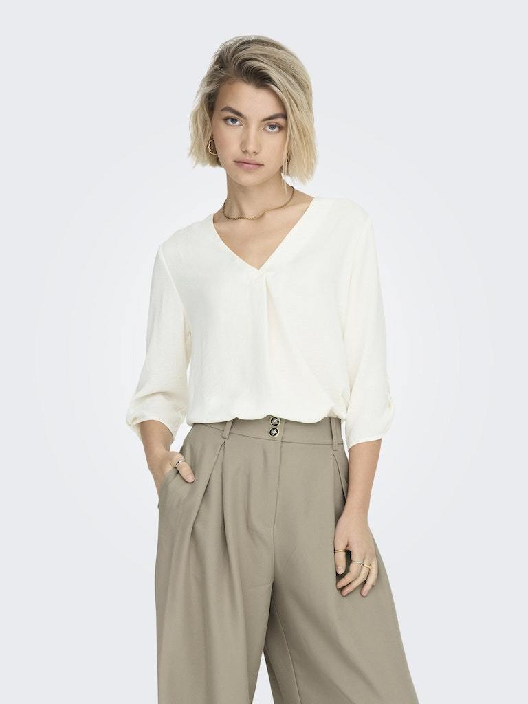 JDY - Blusa - Donna | jdydivya 3/4 Top Wvn Noos
