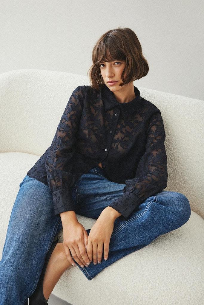 Vila - Camicia - Donna | viflema new l/s shirt - noos
