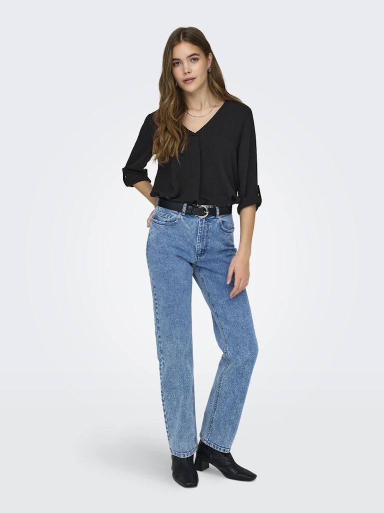JDY - Blusa - Donna | jdydivya 3/4 Top Wvn Noos