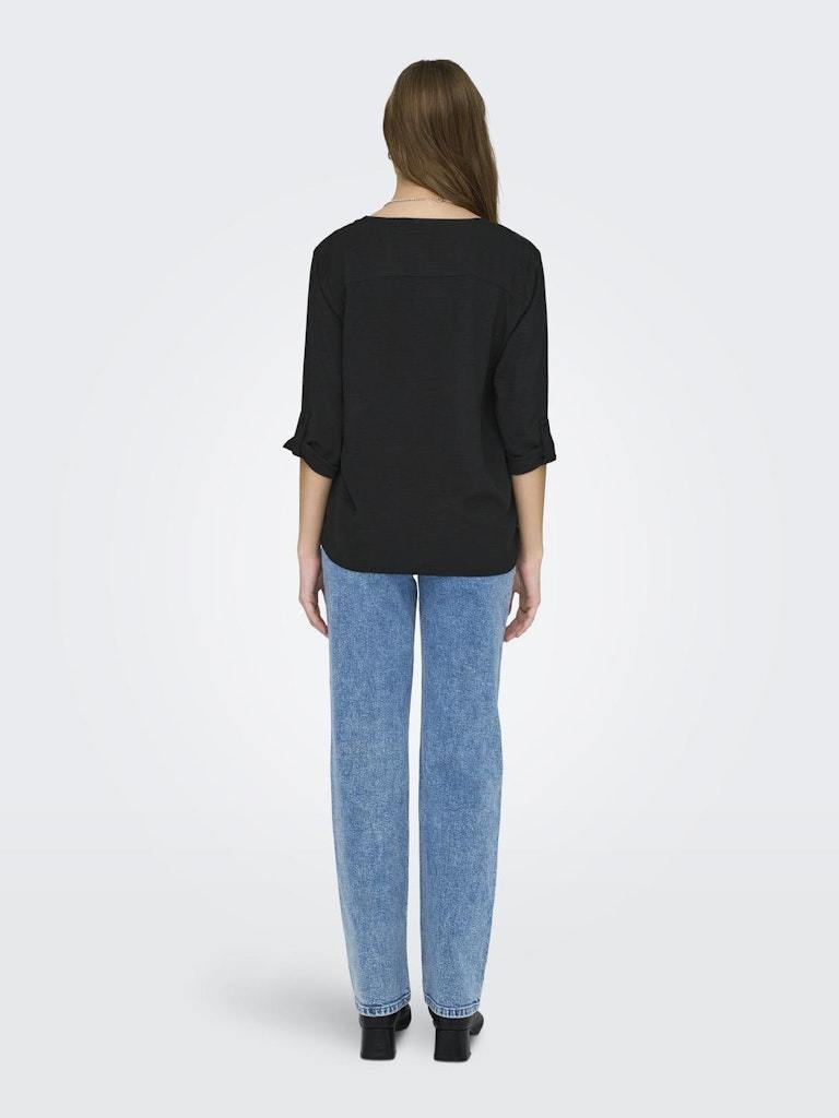 JDY - Blusa - Donna | jdydivya 3/4 Top Wvn Noos