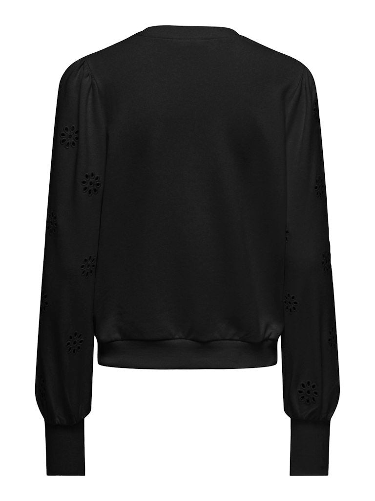 Felpa - Only Onlfemme L/S Puff Embroidery Ub Swt