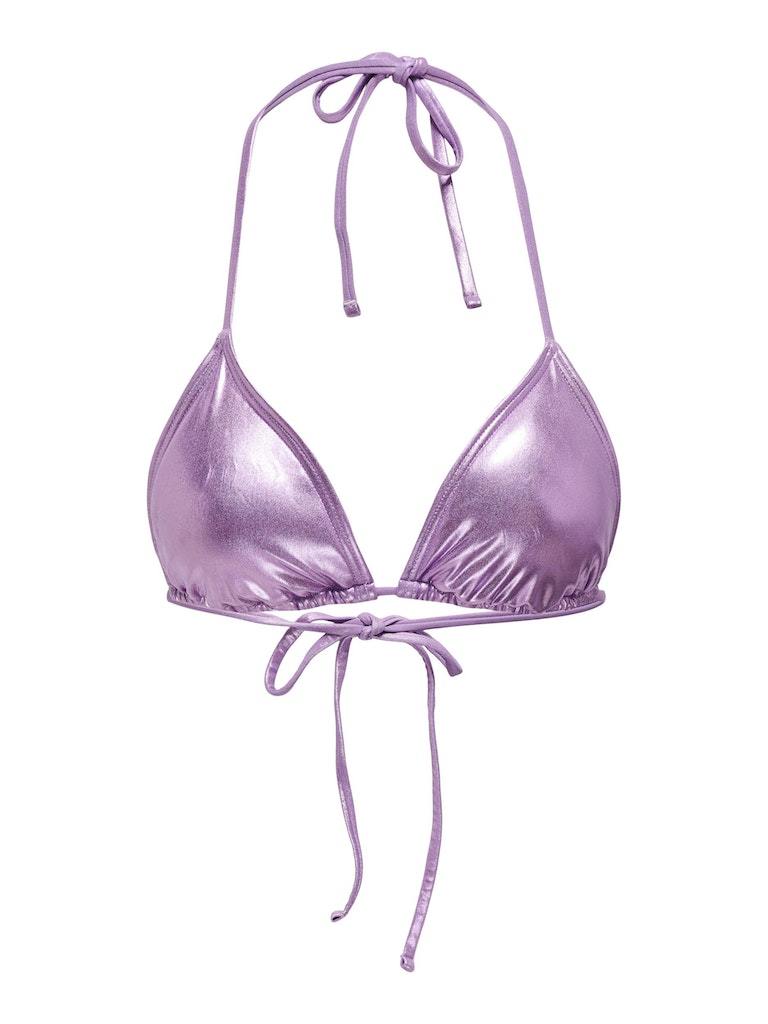 COSTUME - ONLY ONLISLA SHINY TRIANGLE BKINI TOP