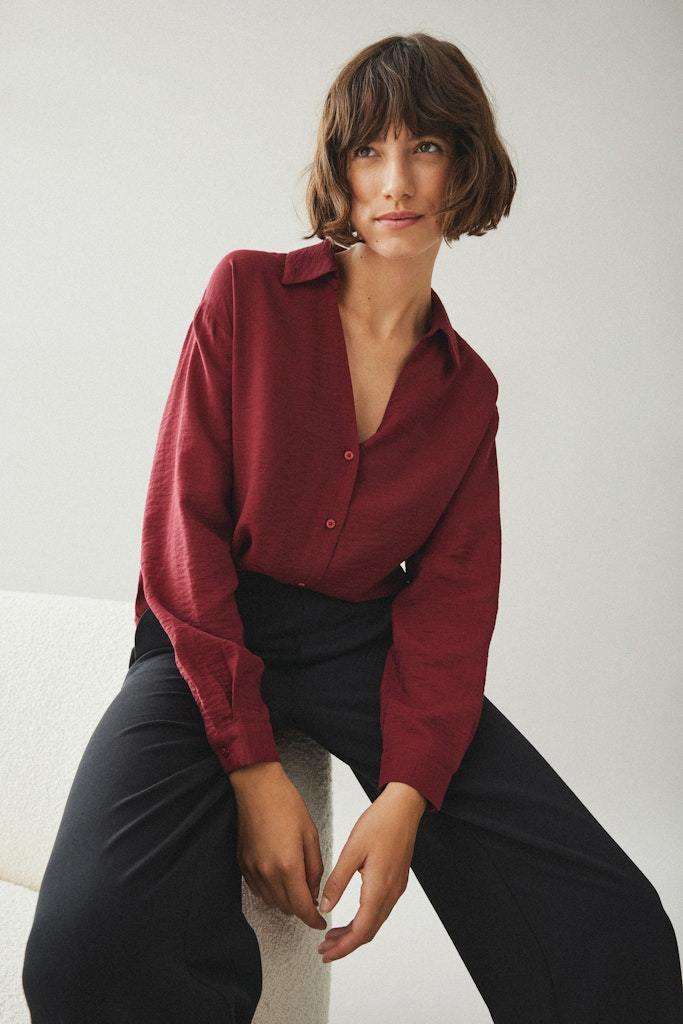 Vila - Camicia - Donna | vidomira v-neck l/s shirt - noos